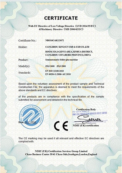 Certificaciones